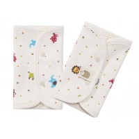 韓國有機棉揹帶咬咬巾 / 安全帶套(森林動物)